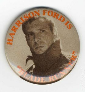 Promotional badge, 1982